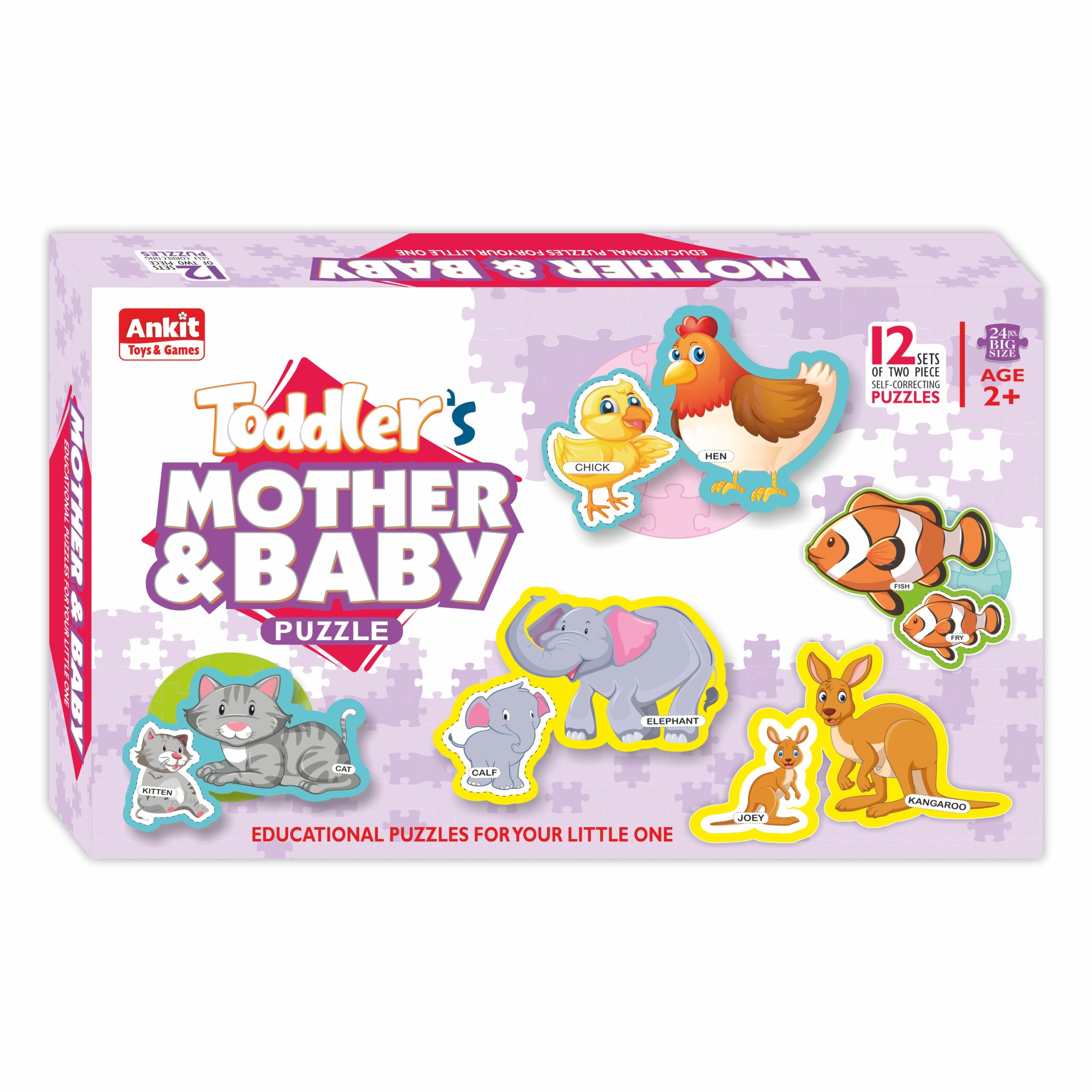 Ankit Toys Toddler's Mother & Baby Puzzle