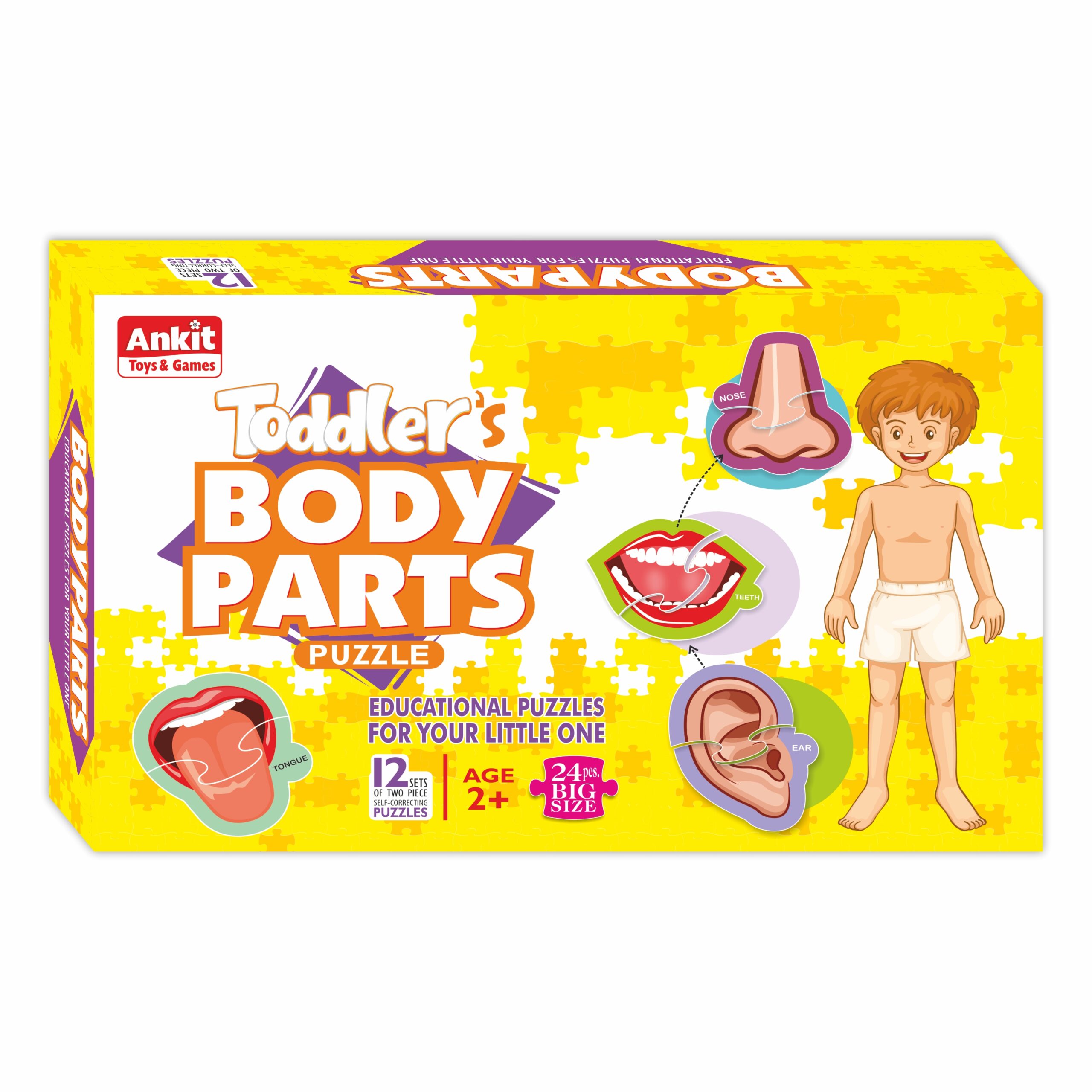 Ankit Toys Toddler's Body Parts Puzzle