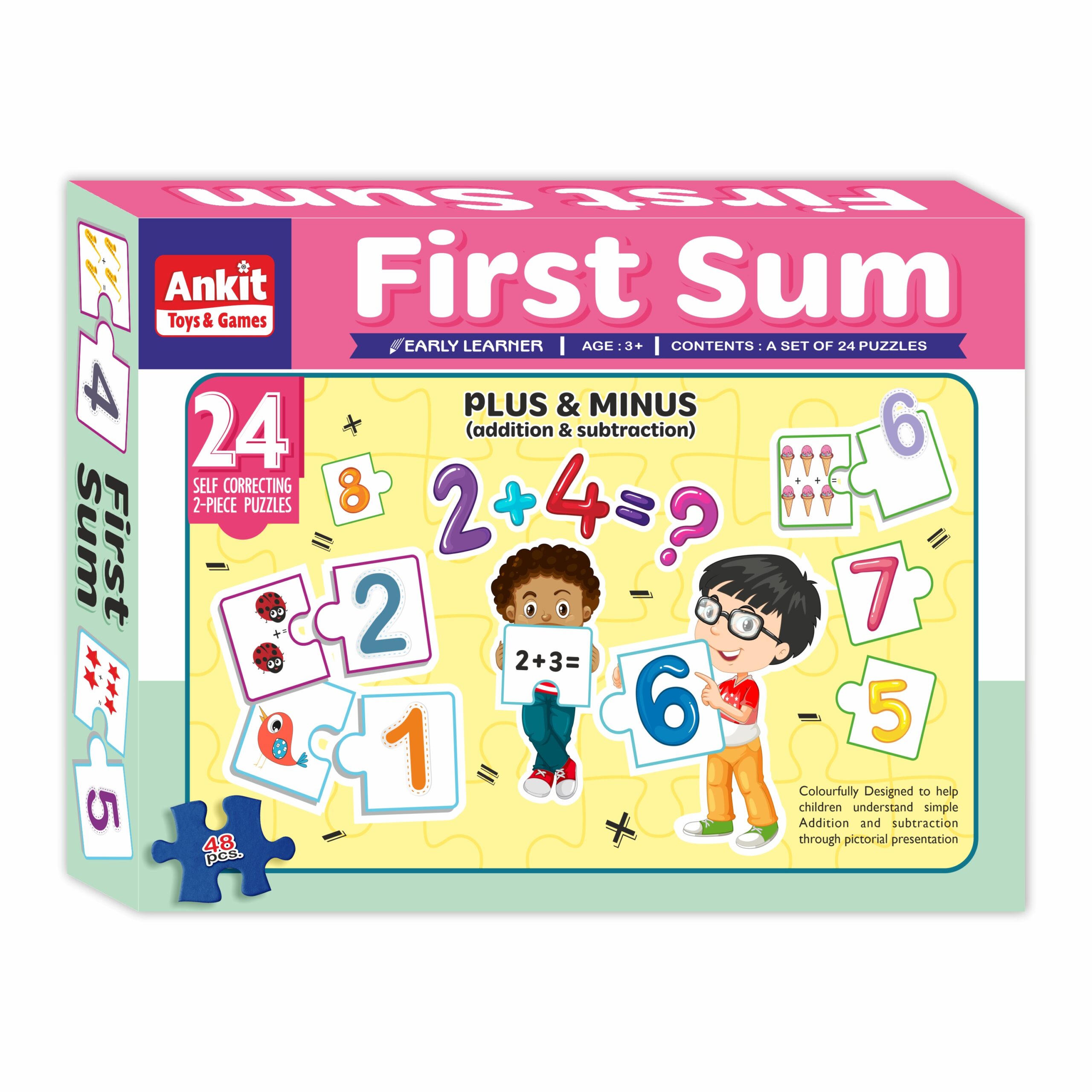 Ankit Toys First Sum Jigsaw Puzzle