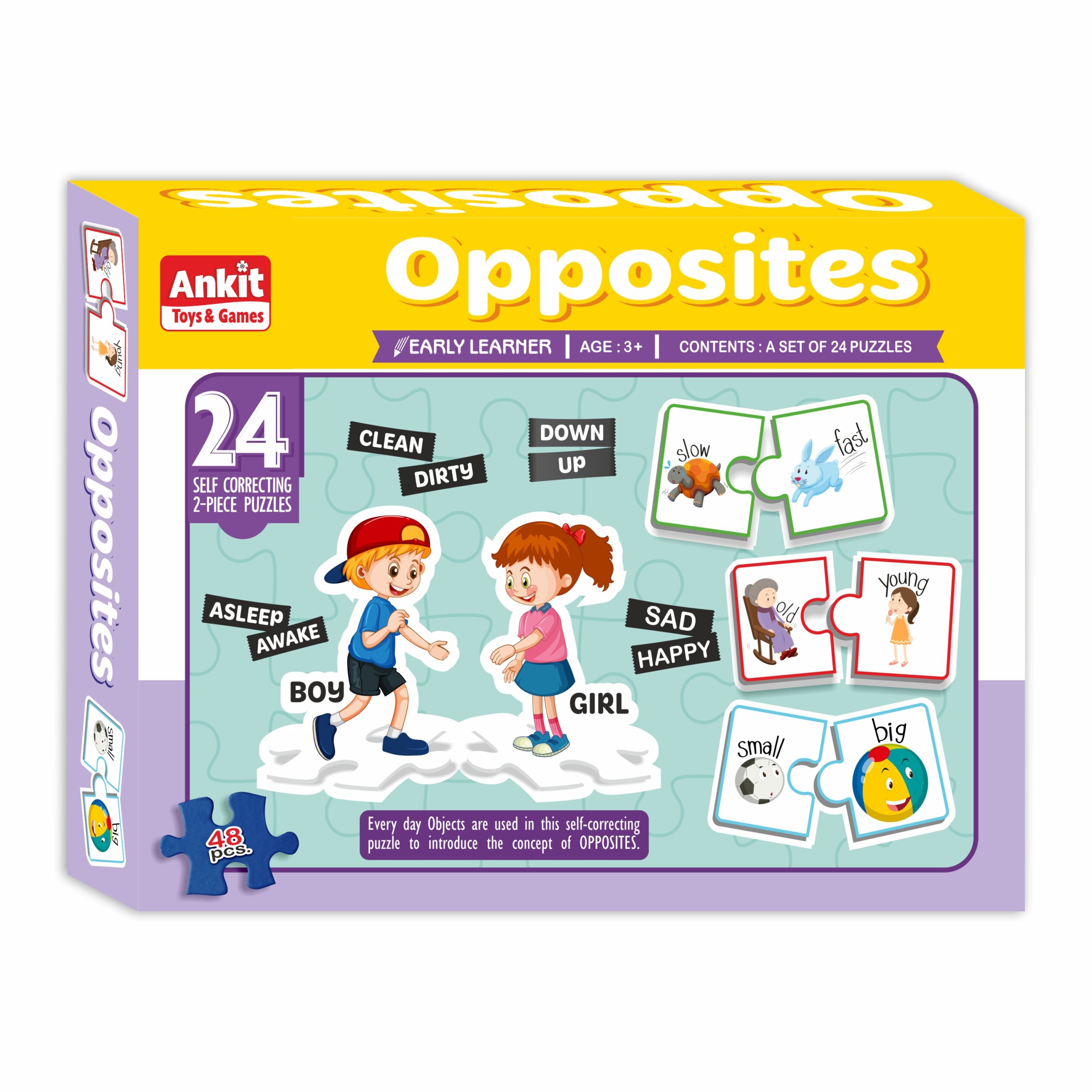 Ankit Toys Opposites Puzzle