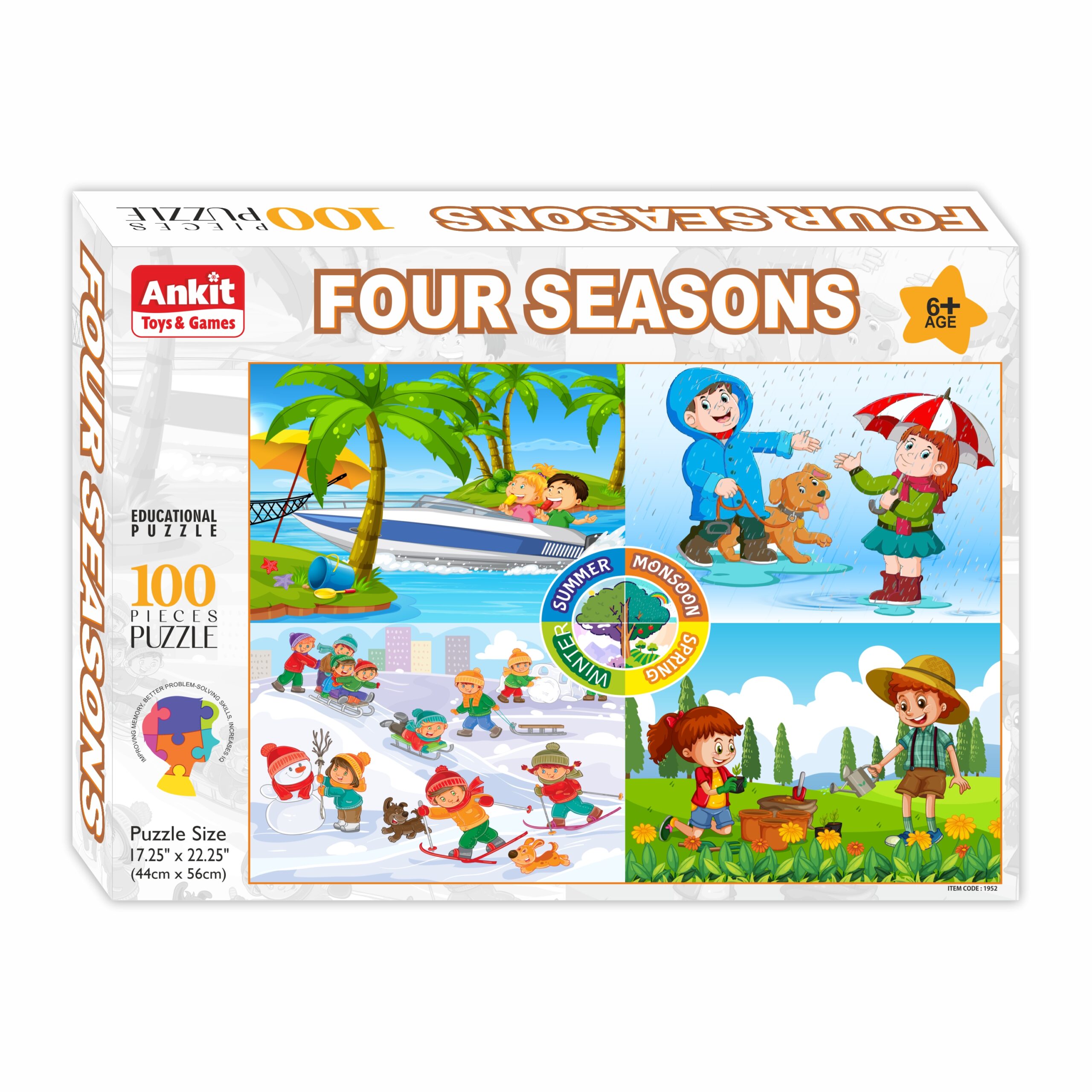 Ankit Toys Four Seasons Puzzle