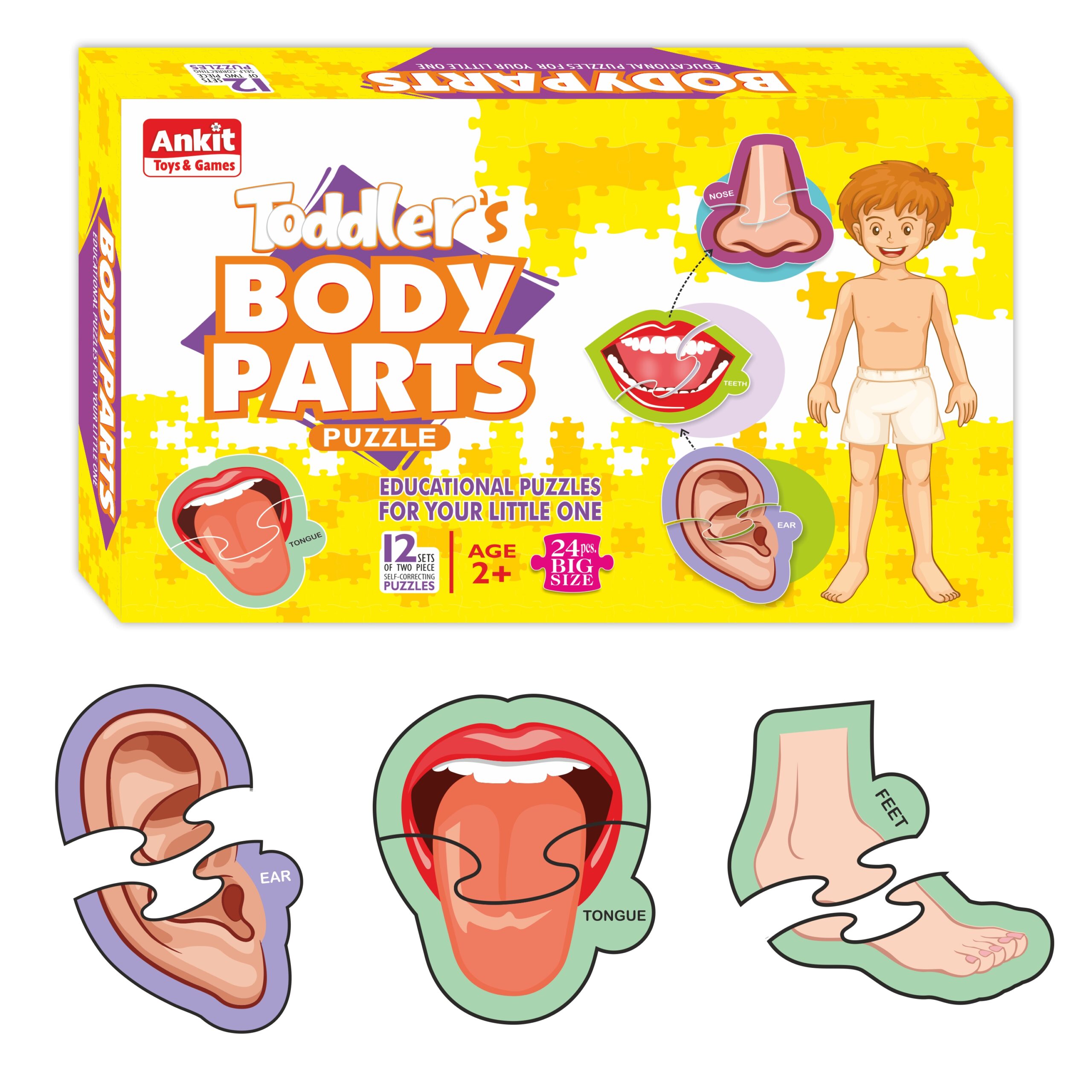 Ankit Toys Toddler's Body Parts Puzzle