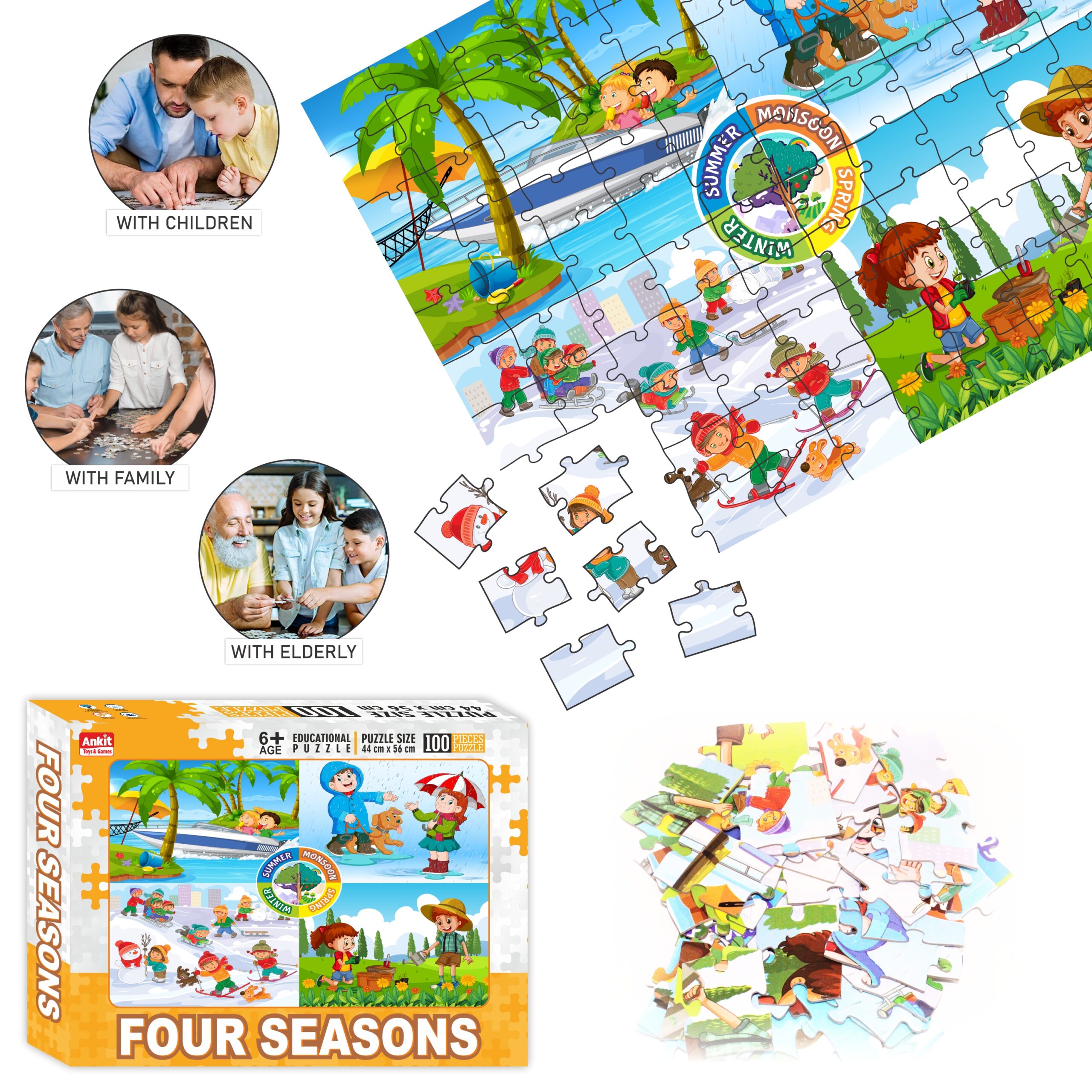 Ankit Toys Four Seasons Puzzle