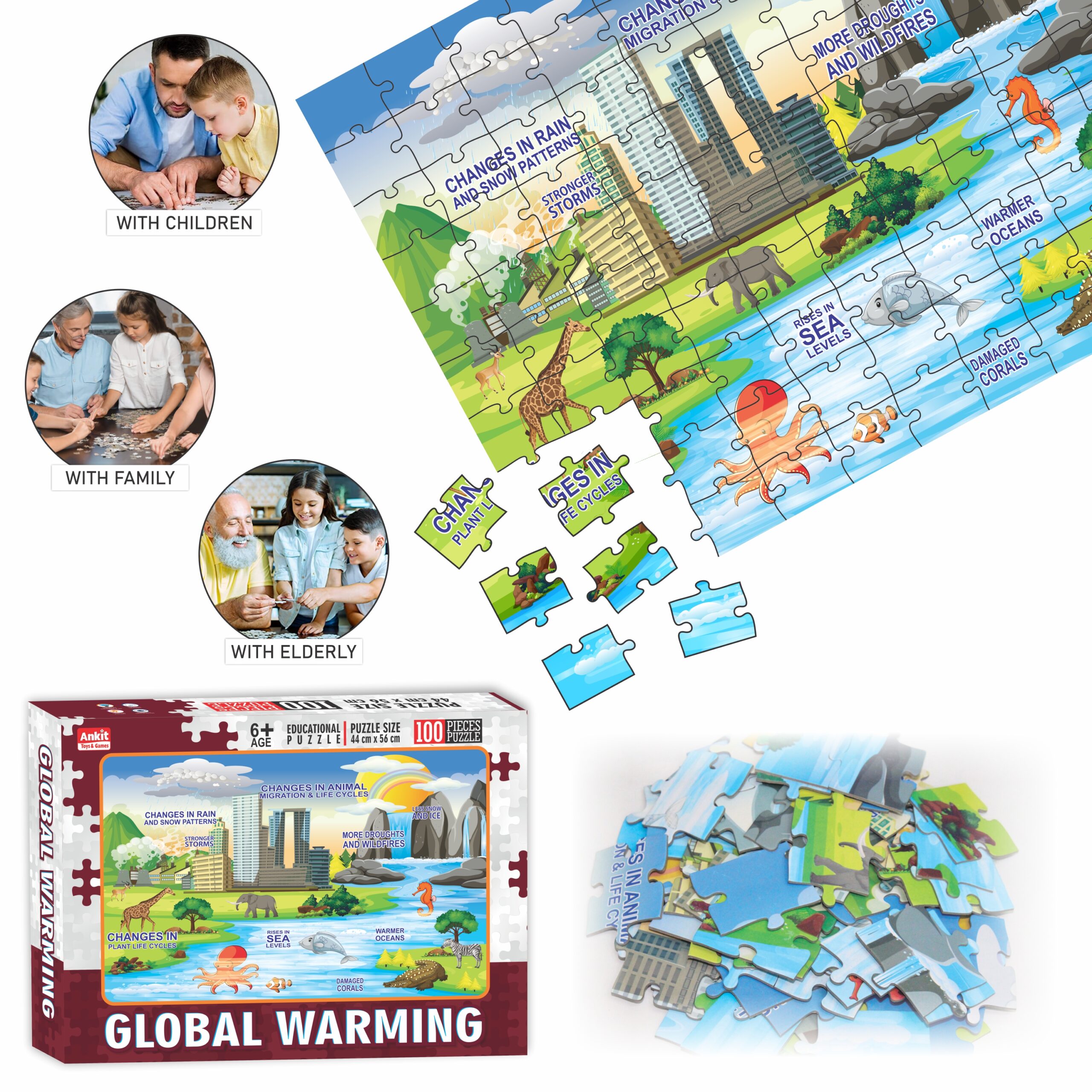 Ankit Toys Global warming Puzzle