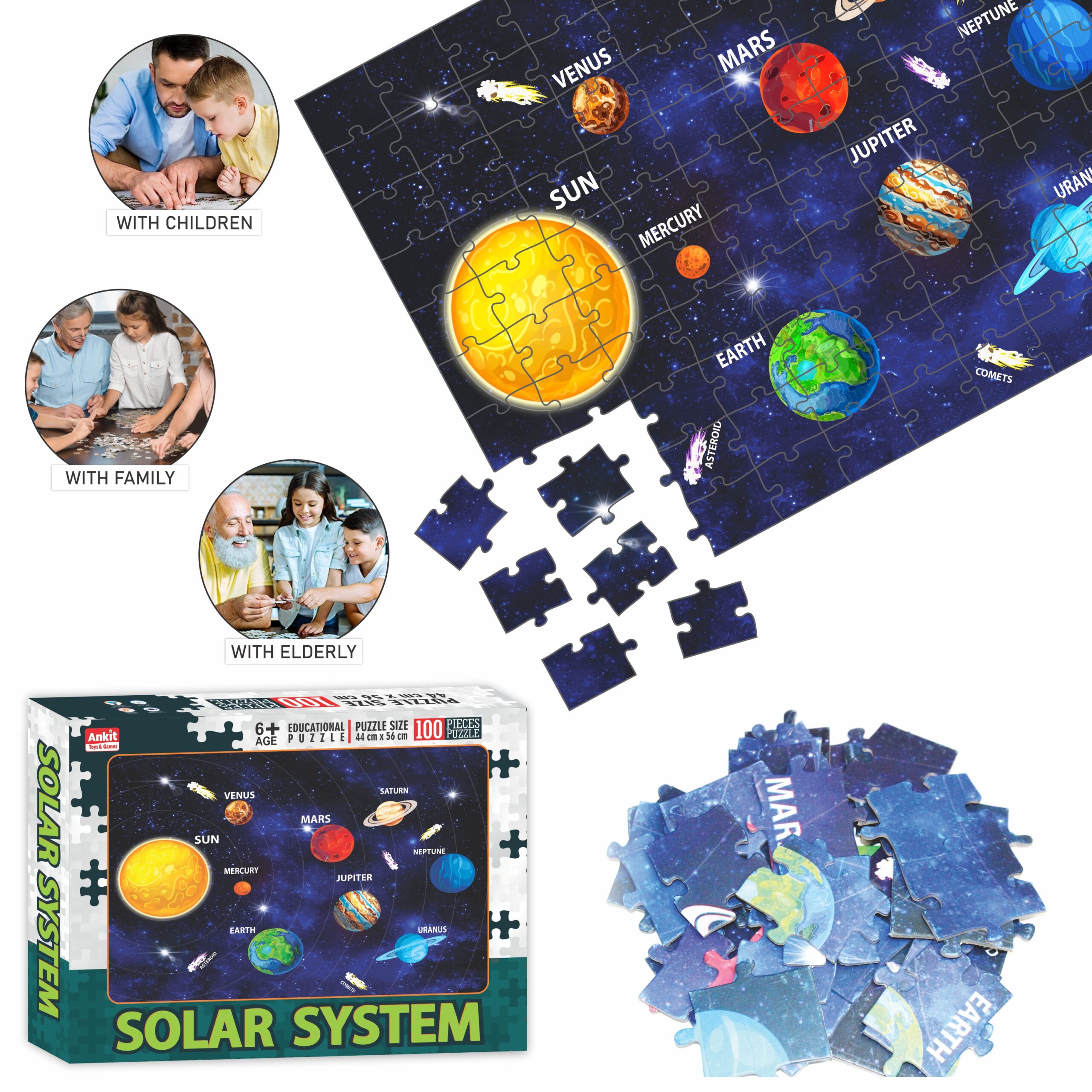 Ankit Toys Solar system puzzle Game