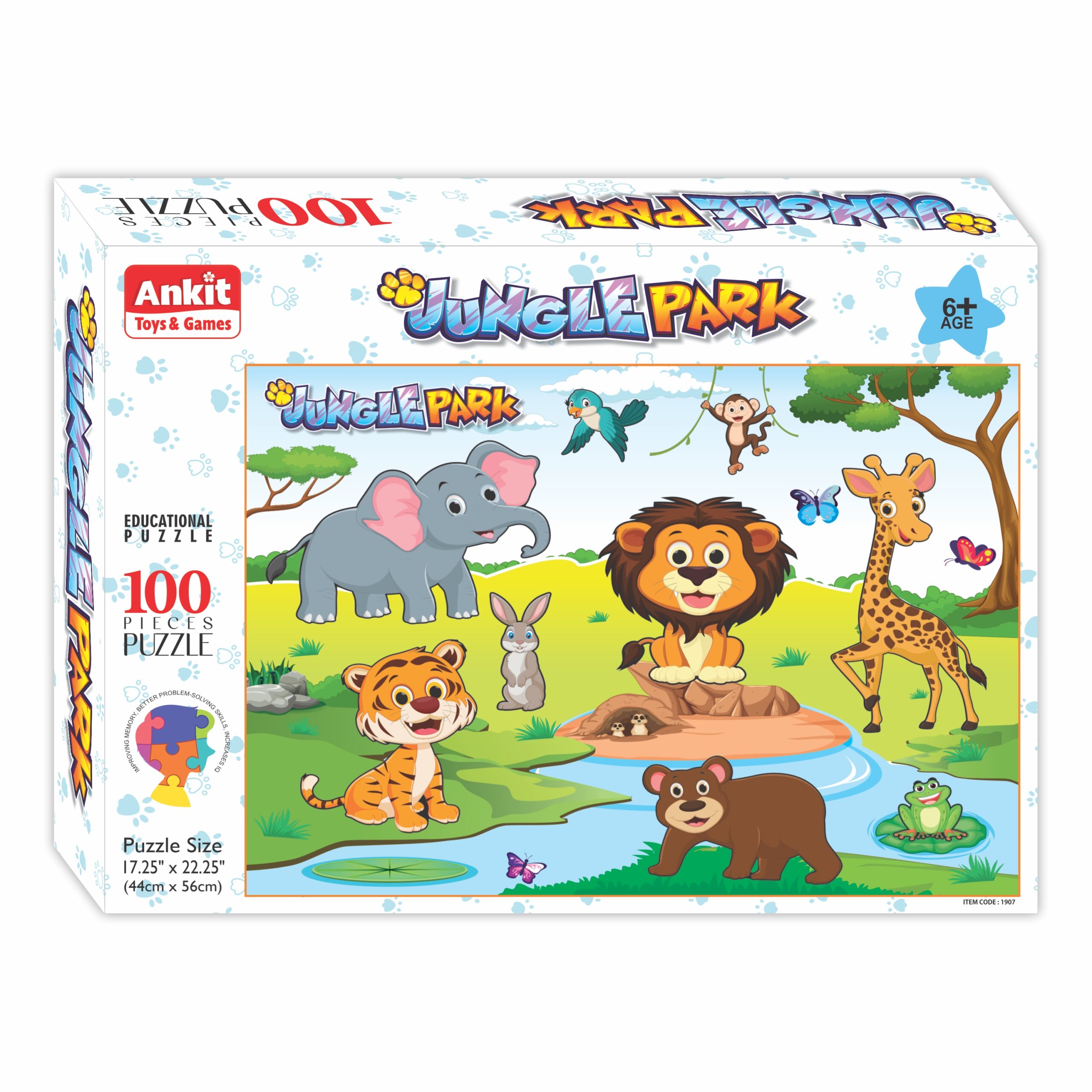 Ankit Toys Jungle Park Puzzle