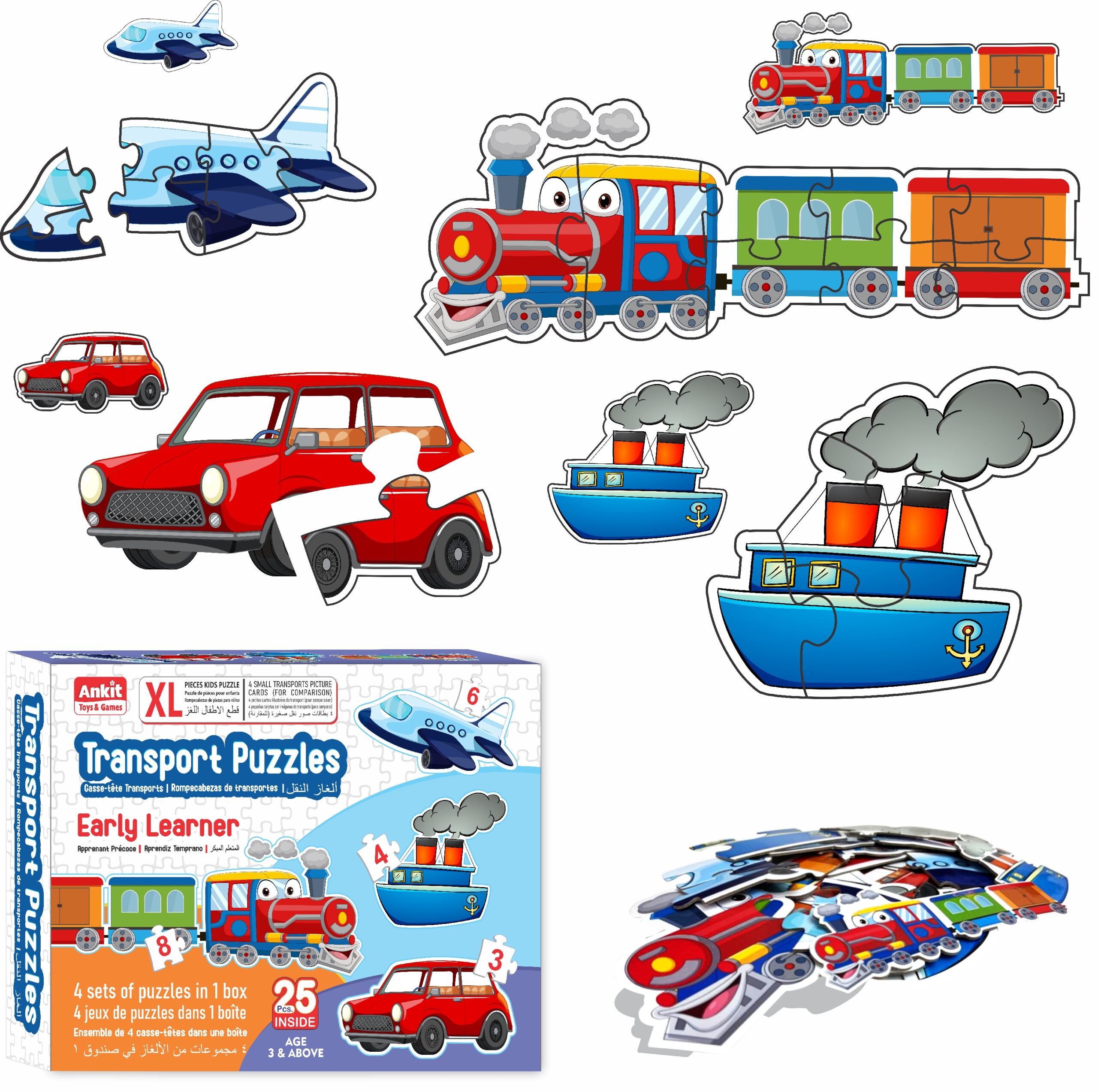 Ankit Toys Transport Puzzle